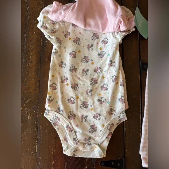 Disney Minnie Outfit Bundle (3 outfits) 12 months - Picture 2 of 5
